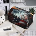 thumbnail image 7 of Sikiie USA Bald Eagle Print Flip Double-layer Pencil Case, All-purpose Stationery Bag for Study and Office, Zipper Design, Unisex, 7 of 7