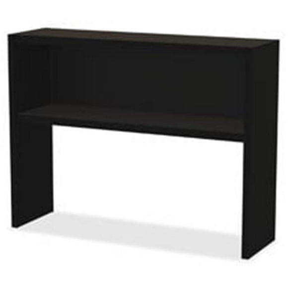 Commercial Desk Series Black Stack-on Hutch&#44; 60 in.