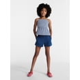 thumbnail image 2 of Weekend Academy Girls Pull-On Jean Shorts, Sizes 4-18, 2 of 5