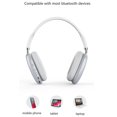 thumbnail image 5 of Auriculares Bluetooth 5.0, Auriculares inalámbricos supraaurales, para consola de juegos Ps4, computadora (blanco), 5 of 5