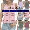 thumbnail image 3 of Admvng Tank Top for Women Casual Sleeveless Solid Ladies Blouse Admvng S-2XL, 3 of 7