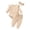 Beige, variant on Baby Girl Jumpsuits for Winter Baby Girls Clothes Cute Solid Long Sleeve Romper Bodysuit Bowknot Pants With Cute Hair Band 3Pcs Winter Outfit Beige 0 Months-3 Months