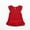 Red, variant on Toddler Girl Shirts Ruffle Short Sleeve Baby Girl T-Shirts Kids Blouse, Ribbed Toddler Girl Tee Tops 12Months-7Years