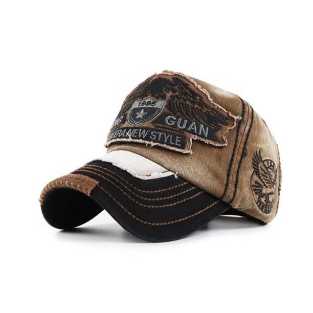 Gorras de béisbol con bordado para hombres y mujeres, gorros de algodón con bordado de Europa, América, padres e hijos mayores, primavera y otoño Fivean unisex