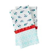 The Pioneer Woman 300 Thread Count Multi-color Print Cotton Pillowcase, King (2 Count)