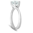 thumbnail image 3 of Pompeii 1 Ct Round Diamond Engagement Six Prong Solitaire Ring 14k White Gold, 3 of 3