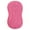Pink, variant on Basiess Multipurpose Kitchen Scrub Sponges - Reusable Microfiber Sponge, Non Scratch Cleaning for Dishes, Countertops, Bathroom, Car, Glass (1Pcs) Yellow