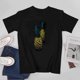 thumbnail image 2 of Pineapple T-shirt Oil Painting Art T-shirt Art Unisex tees Exquisite Gift Vintage T-shirt, 2 of 5