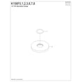 thumbnail image 3 of Kingston Brass K156F3  Round Shower Arm Flange, Antique Brass, 3 of 3