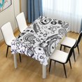 thumbnail image 3 of Yayeee Tablecloths for Rectangular Tables 60 x 60 inch Party Table Cover, Rainbows Clouds, 3 of 6