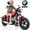 Red, variant on East doll BMW licensed Electric Motorcycle for Kids, 24V Ride on Toy for Big Kids 6-12, 300W Power Motor, Up to 13.05MPH & 12 Miles Range, Lights & Music, Electric Car for Kids, Black