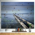 thumbnail image 2 of Design Art - Dark Blue Sky and Large Pier, 2 of 5