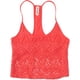 thumbnail image 1 of Aeropostale Womens Lace Crop Cami Tank Top, Rojo, Mediano Aeropostale Cami, 1 of 2