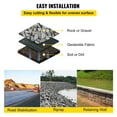 thumbnail image 7 of Driveway Geotextile Fabric, 12.5FT x 30FT, 3.5oz Woven Polypropylene, Heavy Duty Weed Barrier, Soil Stabilization & Drainage, Black, 7 of 7