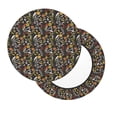 thumbnail image 2 of KLL Daisies Flowers Round Bar Chair Cushion Cover 12 inch ,Bar Stool Protector with Elastic, Soft Washable, 2 of 6