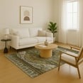 thumbnail image 7 of Addison Rugs Mayfield Premium Machine Washable Transitional Tribal Brown Rectangle Rug, 3' x 5', 7 of 7