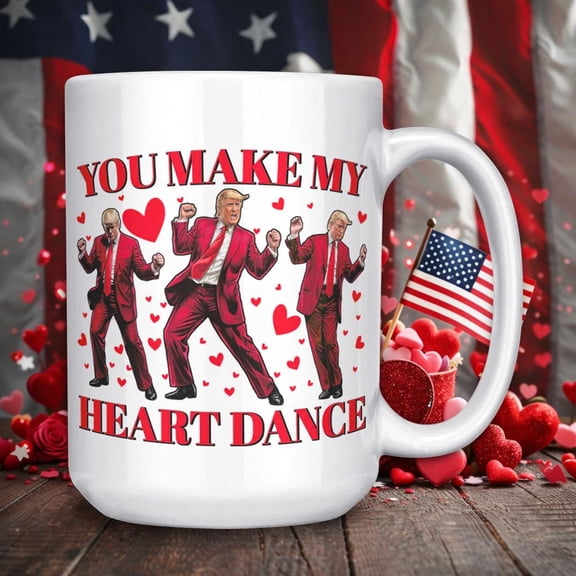 Funny Trump Valentine’s Day Mug for Husband or Boyfriend Trump Gift for Him Her Cute Coffee Cup Gift for Wife