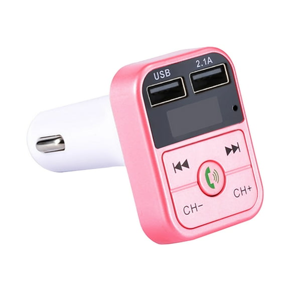 ZZHZGZ Canada Clearance Sale Bt Fm Handsfree For Car and Truck Bt Music Player V5.0 + Edr Fm Receiver Adapter Double Usb Port 2.1A Fast Charging. 2102 One Size