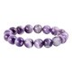 thumbnail image 1 of 1 pulsera elástica mixta de piedras preciosas moradas de 8mm. Cuentas de mm, adecuadas para regalos de cumpleaños para hombres y niñas., 1 of 5