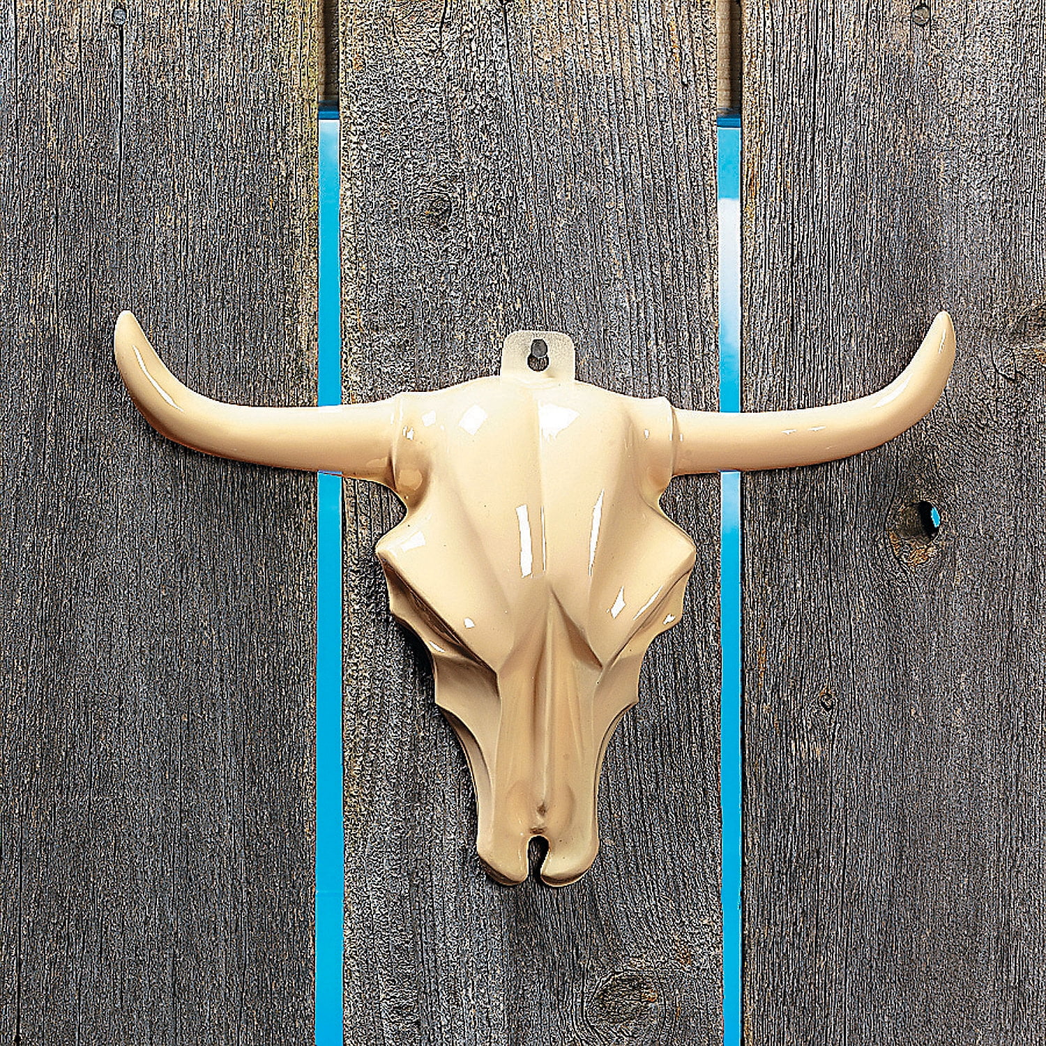 Steer Head Wall Decoration Animal Skull Cowboy Longhorn Decor Hanging Sign 