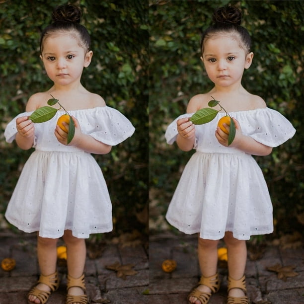 Baby girl white casual deals dress