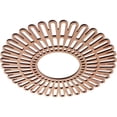 thumbnail image 2 of Ekena Millwork 16"OD x 6"ID x 1/4"T Cornelius Wood Fretwork Pierced Ceiling Medallion, Cherry, 2 of 3