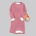 thumbnail image 1 of Wzzjkit Chemises à Manches Longues pour Femmes Robe d'Hiver à Manches Longues Épaisse et Chaude, 1 of 1