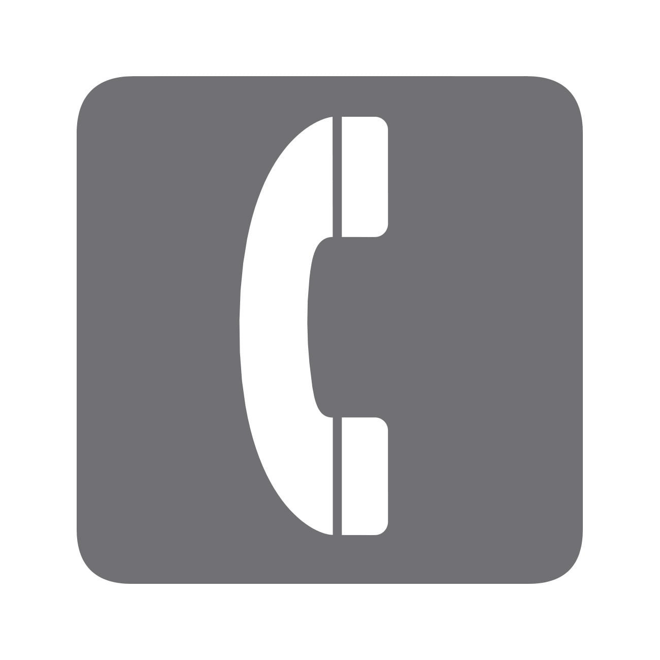 Telephone Sticker Decal Die Cut Self Adhesive Vinyl Weatherproof Made in USA Many Color