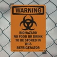 thumbnail image 4 of Biohazard With Symbol OSHA WARNING Rigid Plastic Sign 18 Inch x 12 Inch - 10 Pack, 4 of 8