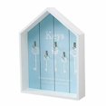 thumbnail image 2 of Toystoory Caja de llaves de estilo moderno con forma de casa, caja de almacenamiento para colgar en la pared con llave de madera, joyero Almacenamiento y organización del hogar Toystoory HA023626-00, 2 of 6