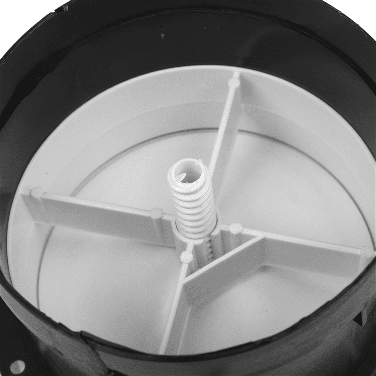 8 Pieces ABS Adjustable Round Soffit Exhaust Vent White Inline Duct Fan Outlet Vent 4 Inch