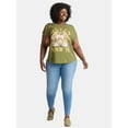 thumbnail image 2 of Terra & Sky Women's Plus Queen Graphic Band Tee, Sizes 0X-5X, 2 of 5