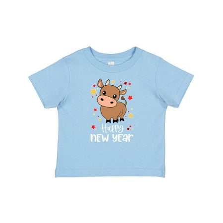 

Inktastic Happy New Year Cute Ox Gift Baby Boy or Baby Girl T-Shirt