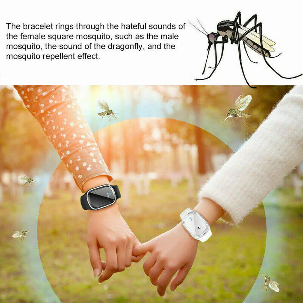 Mini Ultrasonic Anti Mosquito/Insect/Pest/Bugs Repellent Repeller Wrist Bracelet 