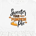 thumbnail image 4 of Inktastic Thanksgiving Sweeter Than Pumpkin Pie Girls Toddler Dress, 4 of 5