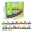 thumbnail image 3 of 13 PCS Animal Theme Wooden Train Set for Kids, Early Education Magnetic Train Set with Exquisite Gift Box, Cognitive Skill Development, Toddler Educational Toys for Boys Girls Learning Activities, 3 of 6