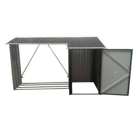 UPC 638801536512 product image for Duramax Building Products 8 x 3 ft. WoodStore Combo Storage Wood Shed | upcitemdb.com