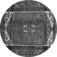 thumbnail image 1 of Ahgly Company Indoor Round Persian Gray Traditional Area Rugs, 5' Round, 1 of 1
