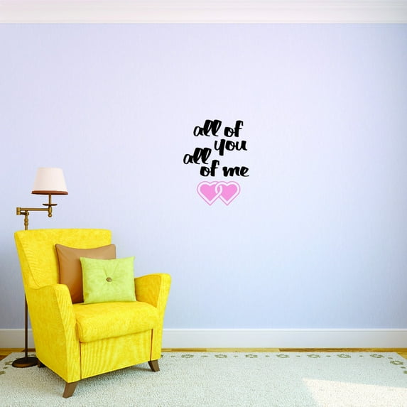 Wall Design Pieces All Of Me All Of You Home 20x40"