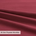 thumbnail image 3 of Funda de Almohada de Microfibra, Juego de 2 Fundas Almohadas con Cremallera, Fundas de Cojines de Transpirable Suave Antiarrugas de Microfibra, Vino 51x76cm Unique Bargains Funda de Almohada, 3 of 6