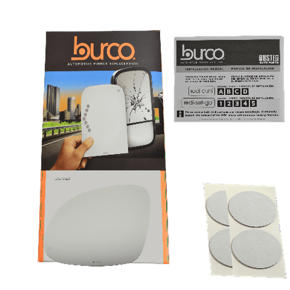 Fits 09-17 VW Tiguan Left Driver Side Heated Mirror Glass Lens w/Adhesive USA