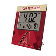 Keyscaper Arizona Diamondbacks Personalized Digital Desk Clock