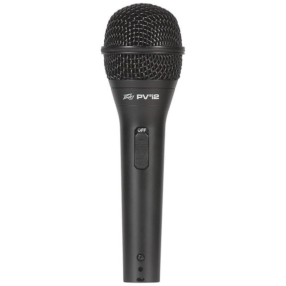 PVi 2 Dynamic Vocal Microphone - Black XLR Mic with 20' Cable, Cardioid Polar Pattern, Ideal for Singing, Recording, Podcast, Streaming