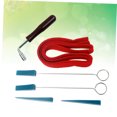 thumbnail image 3 of OULII 6Pcs Piano Part Tuning Lever Tools Kit with Temperament Strip and Wooden Handle for Piano, 3 of 8