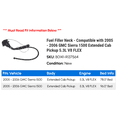 thumbnail image 2 of Fuel Filler Neck - Compatible with 2005 - 2006 GMC Sierra 1500 Extended Cab Pickup 5.3L V8 FLEX - Spectra Premium, 2 of 2