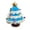 D, variant on Pincandy Christmas Tree Doll Pillow Soft Plush Xmas Tree Shaped Cushion with Golden Star & Pom-Poms Holiday Gift for Sofa Bed