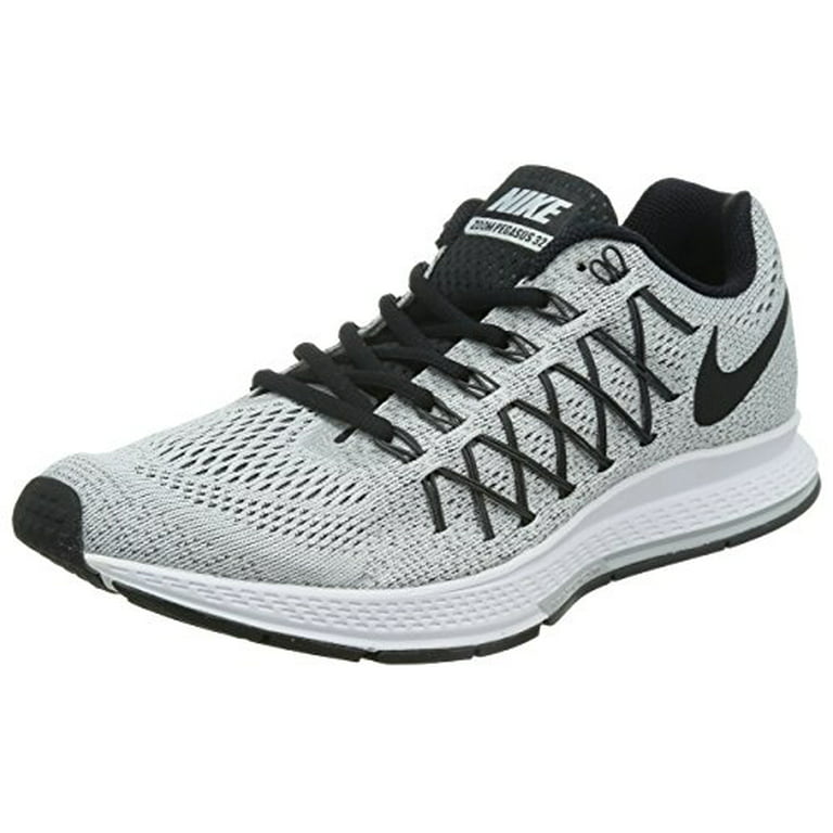 Nike Air Pegasus 32 Running Shoe Pure Platinum/Dark Grey/Black) Walmart.com