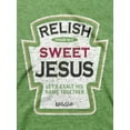 thumbnail image 3 of Kerusso Unisex Short Sleeve Casual T-Shirt, Relish Jesus, Green, SM, 3 of 6