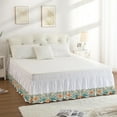 thumbnail image 2 of Sentmoon Jupe de Lit Antidérapante en Dentelle Jupe de Lit Élastique Style Hôtel Adaptée pour Matelas à Ressorts pour Maison Hôtel pour Utilisation Toutes Saisons, 2 of 7