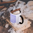 thumbnail image 5 of Lilac Vintage Floral Art- Flowers, 11oz Two-Tone Black Mug, 5 of 7